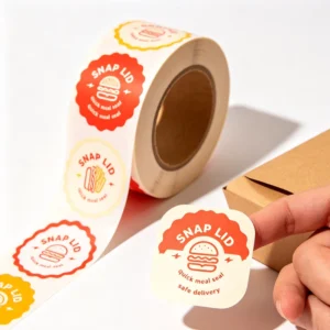 Eco-Friendly Waterproof PP Self-Adhesive UV-Resistant Vinyl Label, Offset Printed, Glossy Cold Stamping