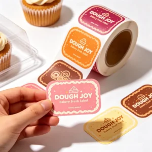 Eco-Friendly Waterproof PP Self-Adhesive UV-Resistant Vinyl Label, Offset Printed, Glossy Cold Stamping