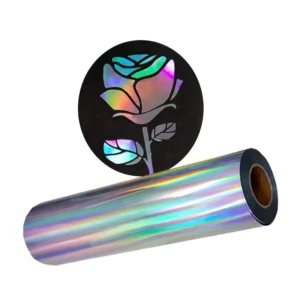 Eco Solvent Rainbow Holographic Silver Chrome Foil Outdoor Decorative Self-Adhesive Vinyl Printable Laser Vinyl Sticker