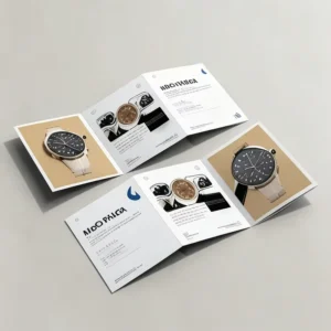 Eco-friendly Art Paper & Cardboard Brochures with Custom Printed and Film Lamination