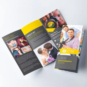 Eco-friendly CMYK 4 Color Instruction Manual Booklet Coated Paper Folding Flyer Leaflet Printing