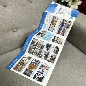 Eco friendly Recycled Paper Brochure Printing Custom Size Art Catalog Softcover Booklet