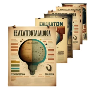 Educational Posters Material Printing Early Learning Charts Classroom Decorations Preschool Posters for Kids