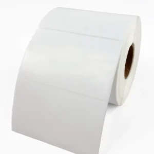 Eggshell White Glossy Shrink Labels Anti-Counterfeit Custom Shipping Labels Paper
