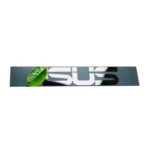 Electroform Nickel Sticker Label