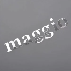 Electroplated Aluminium Foil Labels Nickel Sticker