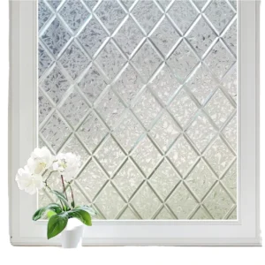Electrostatic Colorful Frosted Glass Film Privacy UV Protection Self Adhesive Removable Window Sticker for Home Office