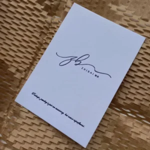 Embossed Business Card