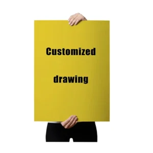 Embossed Eco-Friendly Thick Custom Printed Colorful Waterproof Shop Advertising Posters Custom Size for Billboard