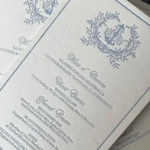 Embossed Full Color Western Wedding Thank You Cards