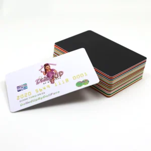 Embossed Number Credit Card Business Cards