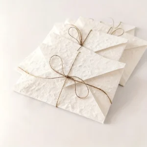 Embossed Textured Vintage Handmade Craft Envelopes for Wedding and Business Invitations