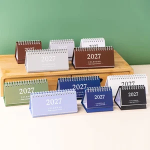 English Mini Printing Desk Calendar Creative Desktop Notepad Ornament Cute Simple and Fresh Edition Memo Note