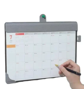 English Paper Wall Calendar, Self-Adhesive Memo Pad, Yearly Table Planner