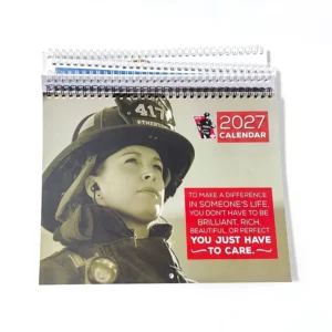 English Spanish Calendrier Calendrio Wall Calendar Printing Custom Large A2 A3 A4 4c Offset Printing Planner Calendar