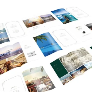 Enterprise Product Brochure Coated Paper Color Page Layout Picture Album Catalog Flyer Design Printing