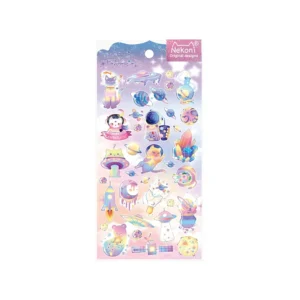 Epoxy 3D PVC Vinyl Puffy Crystal Stickers