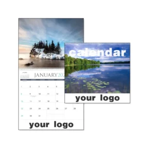 European City View Monthly Desk Calendar