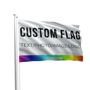 Exhibition Polyester-Printed 3×2 Sports Square Custom Outdoor Flag Banner