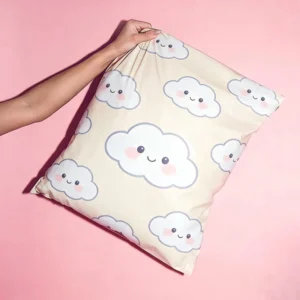 Express LDPE Poly Mailer Shipping Bag with Custom Logo, Resealable Self-Adhesive Seal