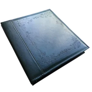 Extra Large Capacity Vintage PU Leather Cover Photo Album for Family, Baby, Wedding, and Travel