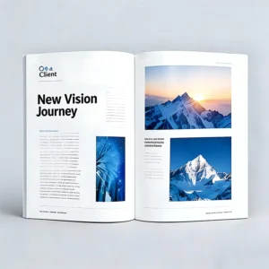 FF1854 High Quality Custom Full Color Catalog Magazine Book Glossy Brochure Printing Catalog