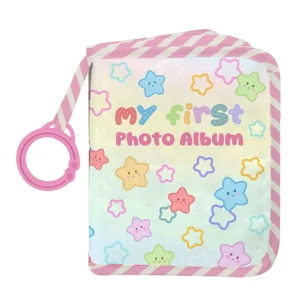 Fabric Baby Photo Album Newborn Growth Memory Keepsake Book 9-inch with Digital Printing