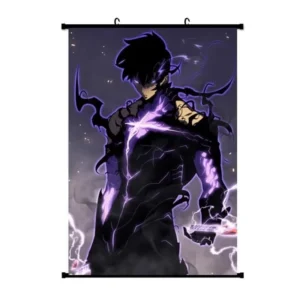 Fabric Scroll Poster Custom Sublimation Print Japan Anime Wall Hanging Banner