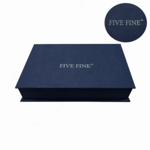 Fabric Wedding Photo Album Gift Box with USB Flash Drive, Embossing, Matte Lamination, UV Coating, Rigid Box, Handmade, Customizable