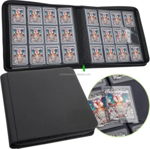 Factory 12 Pocket Toploader Trading Card Binder PU Leather Zipper Album 336 Card Capacity for Sports Cards TCG Cards
