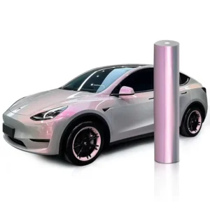 Factory Auto Vinyl Body Wrap Sticker Rolls Double Color Glossy Candy Volcano Grey PVC Car Wrap Vinyl Film