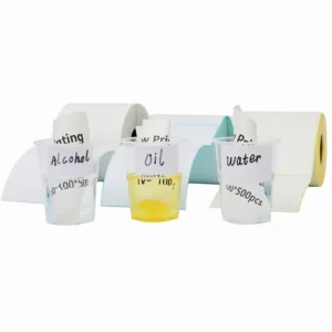 Factory Blank Direct Thermal Adhesive Shipping Supermarket Price Barcode Labels 50×25 57×32 60×40