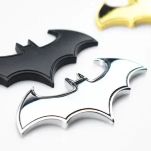 Factory Car Decoration Modification Stickers Scratch-covering Zinc Alloy DIY Bat-pattern Decals Creative Body Wraps