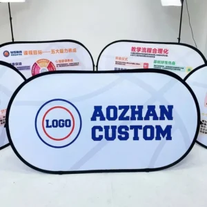 Factory Custom A-Frame Pop-Up Banner Display Stand 110x260cm Custom Printing