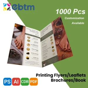 Factory Custom A2, A3, A4, A5, and A6 Brochures, Pamphlets, Business Leaflets, Offset Printing, Cardboard Flyers