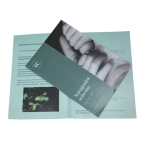 Factory Custom A4 A5 Bifold Tri-Fold Catalog Flyer Business Leaflet Booklet, CMYK Coated Paper Printing, Low MOQ