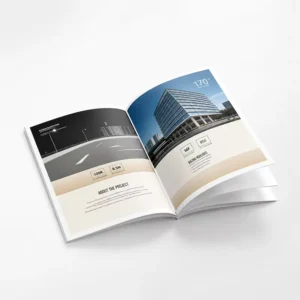 Factory Custom A4 A5 Magazine Booklet Printing Full Color Brochures for Events