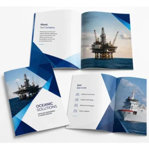Factory Custom Brochure Booklet Catalogue Printing Service