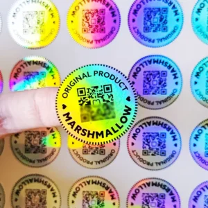 Factory Custom Certificate 3D Holographic Sticker Rainbow Security Adhesive Hologram Tag Label