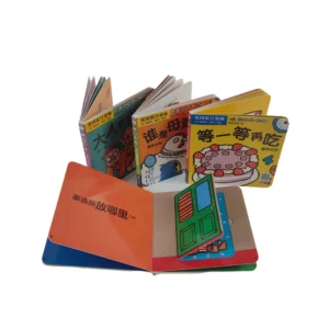 Factory Custom Children’s Full-Color Lift-the-Flap Story Book, Perfect Bound, Coated Paper