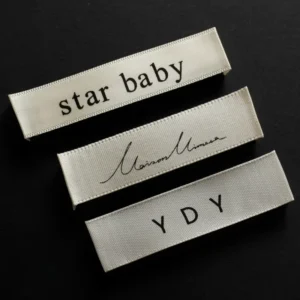 Factory Custom Clothing Logo and Brand Name Woven Printed Labels