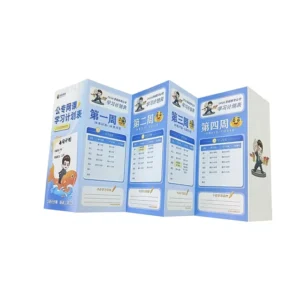 Factory Custom Color Offset-Printed Folding Brochures, Booklets, and Catalogs on Coated Art Paper