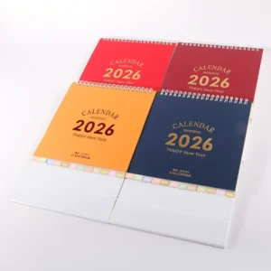 Factory Custom Daily Wall Calendar, Durable Offset-Printed Film Paperboard