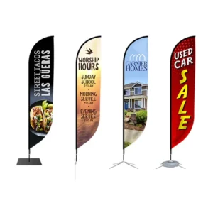 Factory Custom Feather Flags for Real Estate Open House