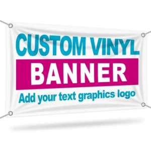 Factory Custom Large-Size Outdoor Advertising Banner Waterproof Tarpaulin and Vinyl Options