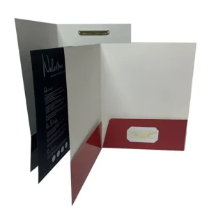 Factory Custom Logo Business File Folders A4 A5 with Pockets Offset Paper Printing