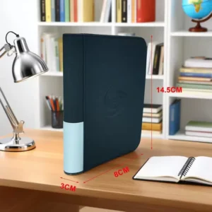 Factory Custom Logo Pattern PU Leather Loose-Leaf Game Card Binder