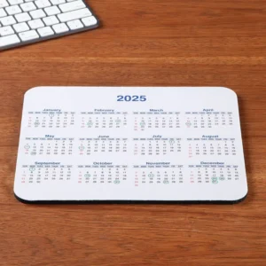 Factory Custom Logo Printed Mousepad Calendar