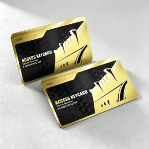 Factory Custom Metal Business Card Membership Card Lace Hollow Silk Screen Printing Custom Logo QR Code