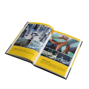 Factory Custom Offset Printed Hardcover Product Introduction Manual Enterprise Sample Company Brochure Printing